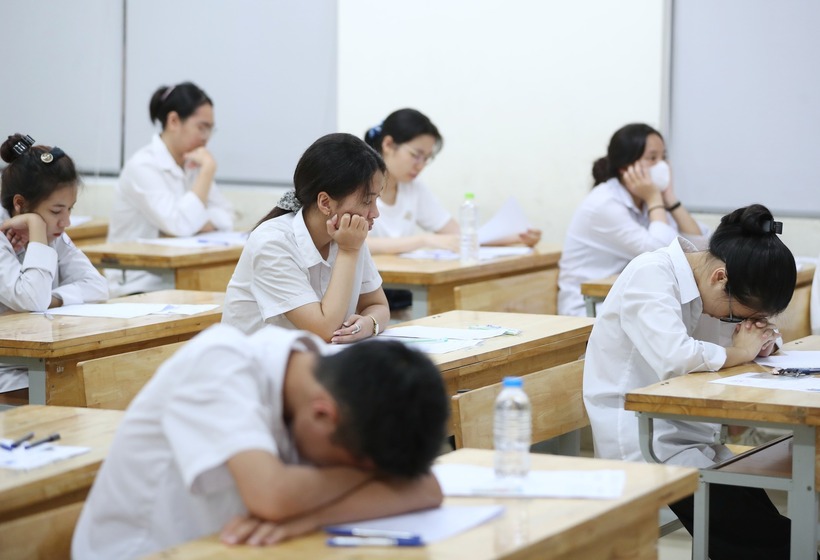 Tỷ lệ điểm dưới trung bình cao nhất ở môn Toán. Ảnh minh hoạ.