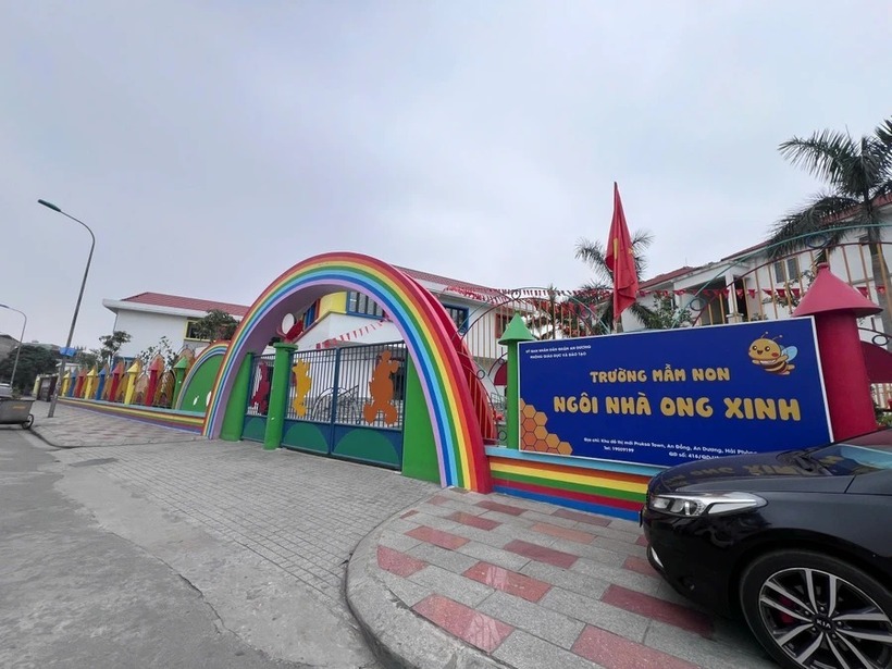 Trường Mầm non Ngôi nhà Ong xinh. Ảnh: Giáo dục & Thời đại