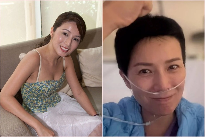 Hình ảnh nữ diễn viên trước kia và hiện tại. Ảnh: Singtao