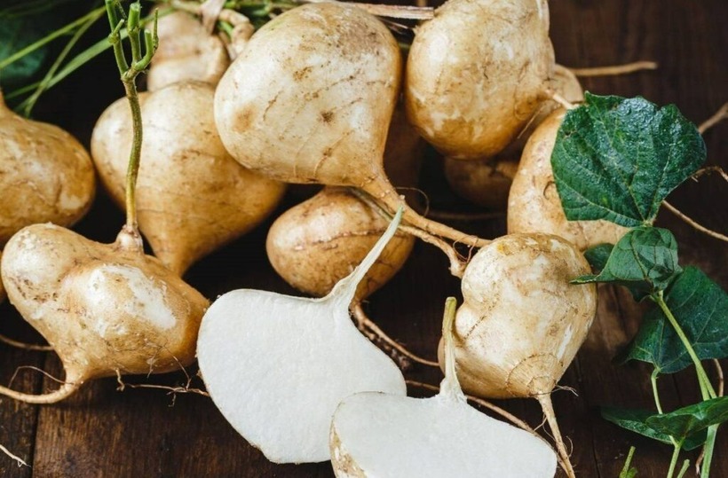 Củ đậu có lợi cho tim vì nó có hàm lượng nitrat cao giúp lưu thông máu và giảm nguy cơ mắc các bệnh tim mạch. Ảnh minh họa.