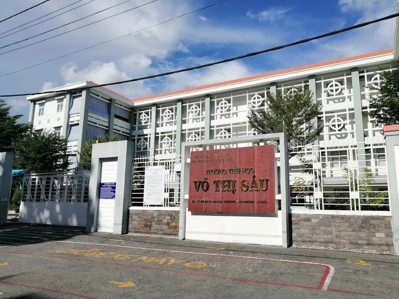 Trường tiểu học Võ Thị Sáu. Ảnh: PLO.