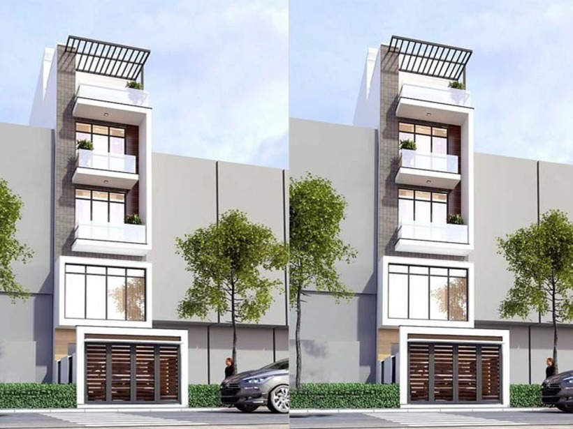 Tư vấn xây nhà 5 tầng có thang máy diện tích 8x12m.