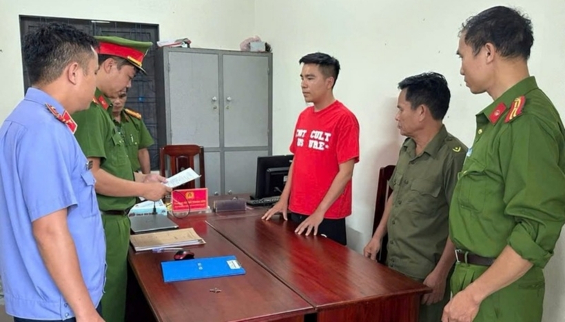 Mai Văn Dưỡng - chủ trang TikTok Dưỡng Dướng Dường, vừa bị khởi tố, bắt tạm giam. Ảnh: Công An Nhân Dân