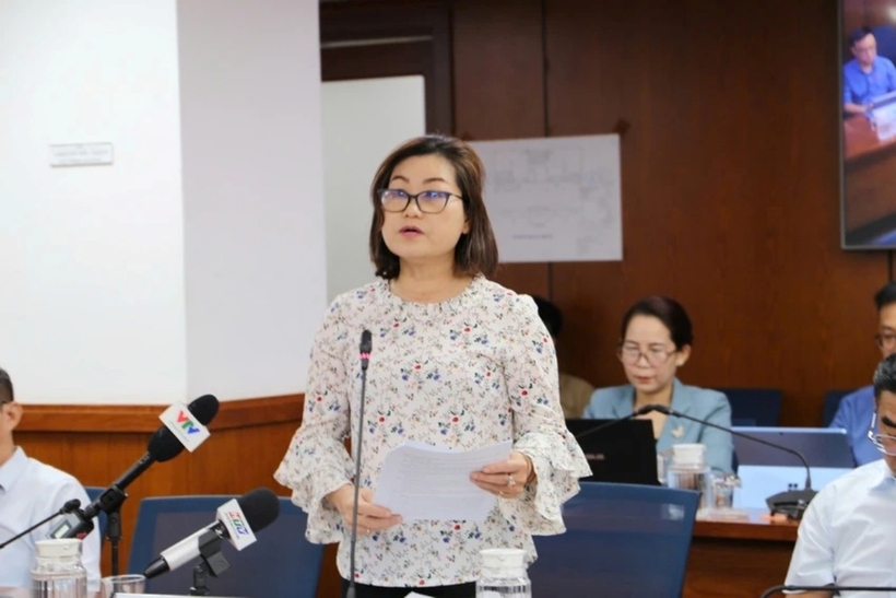 Bà Nguyễn Minh Bạch Lan - Phó Chánh văn phòng Sở GD&ĐT TP.HCM. Ảnh: Pháp Luật TP.HCM