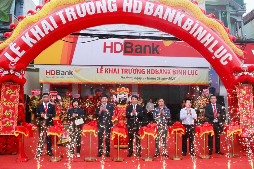 HDBank Bình Lục - điểm giao dịch thứ 4 của HDBank tại tỉnh Hà Nam.