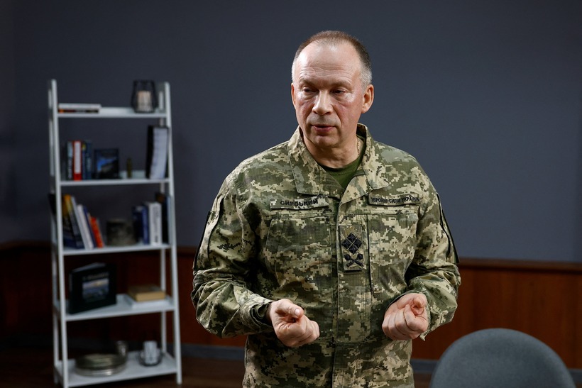 Tổng tư lệnh Lực lượng vũ trang Ukraine Oleksandr Syrskyi. Ảnh: Reuters