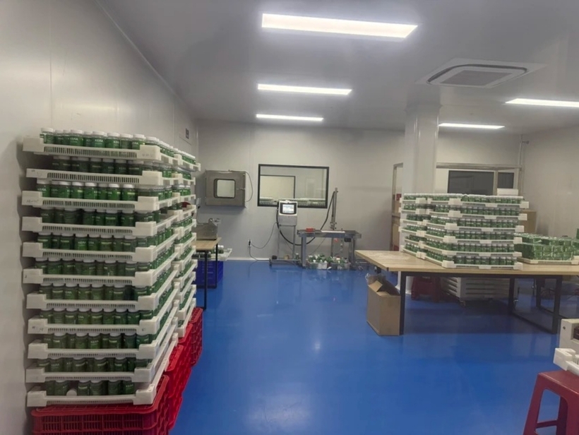Bên trong nhà máy sản xuất kẹo rau củ Kera tại tỉnh Đắk Lắk. Ảnh: Pháp Luật TP.HCM