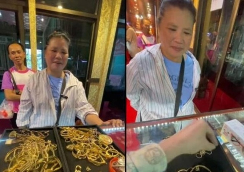 Trước đây, cộng đồng mạng từng xôn xao về câu chuyện một phụ nữ Thái Lan mang những món trang sức lượm lặt từ bãi rác đến tiệm vàng Namo Baan Chang Thong để kiểm định.