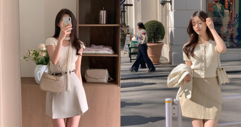 Chọn chân váy ngắn có độ dài vừa phải