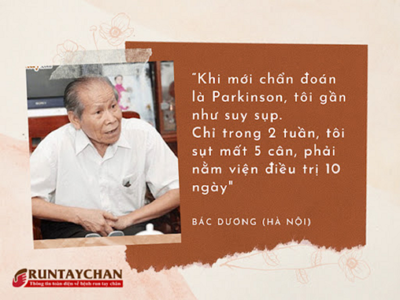 Nỗi ám ảnh của ông Dương về bệnh Parkinson
