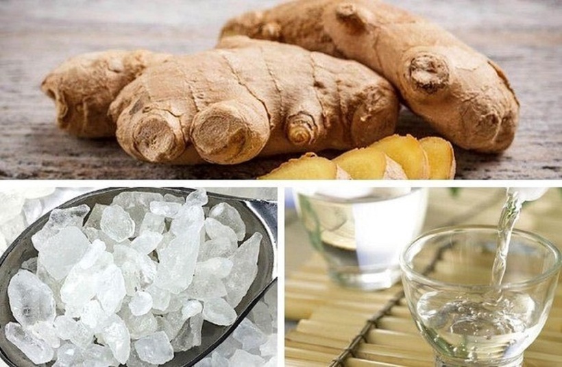 Để cải thiện mề đay mẩn ngứa nhiều người đã sử dụng gừng và đường phèn