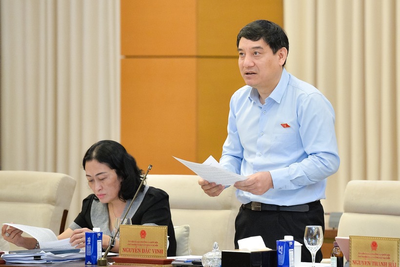Chủ nhiệm Ủy ban Văn hóa và Xã hội Nguyễn Đắc Vinh. (Ảnh: Media Quốc hội)