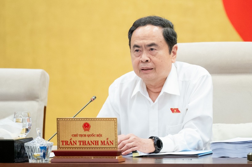 Chủ tịch Quốc hội Trần Thanh Mẫn. (Ảnh: Media Quốc hội)