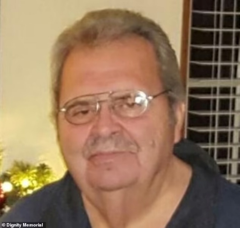 Alex Chronis, 76 tuổi, đã qua đời một cách thương tâm sau khi bị bỏng nước nóng 65 độ ở nhà tắm. Ảnh: Daily Mail