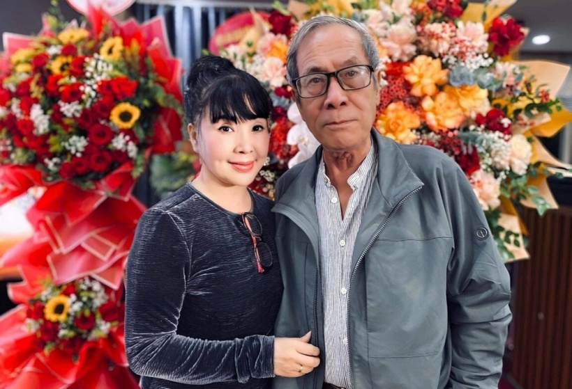 NSND Lan Hương và NSƯT Tất Bình. Ảnh: Dân Trí