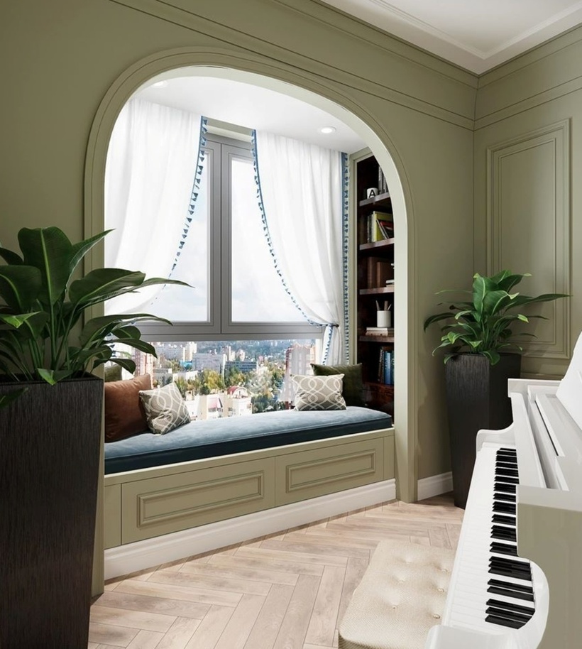 Một góc xinh xắn trong căn hộ của vợ chồng Mạnh Trường.