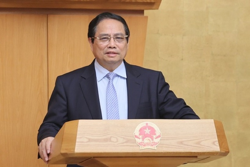 Thủ tướng Phạm Minh Chính phát biểu tại phiên họp (Ảnh: VGP).