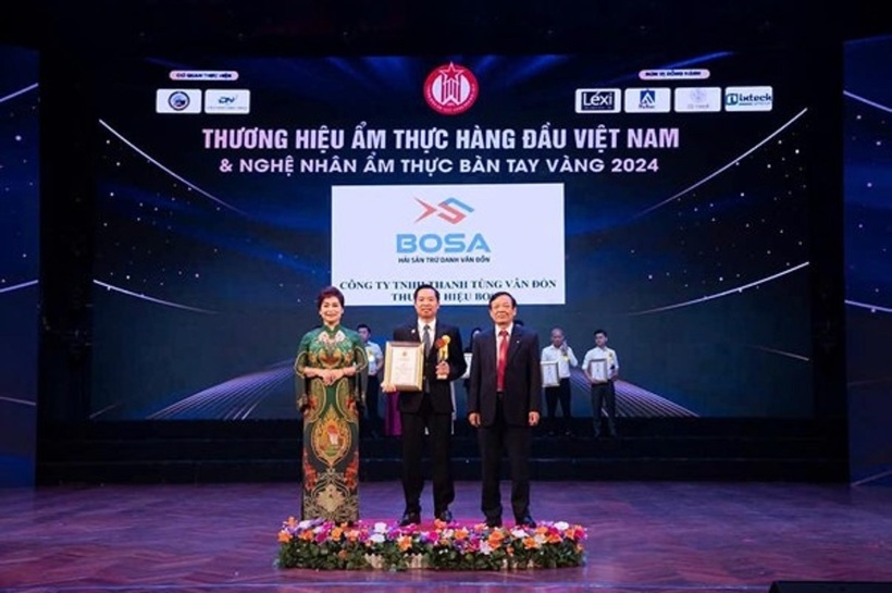 Hải Sản BOSA nhận TOP 10 thương hiệu ẩm thực việt nam năm 2024