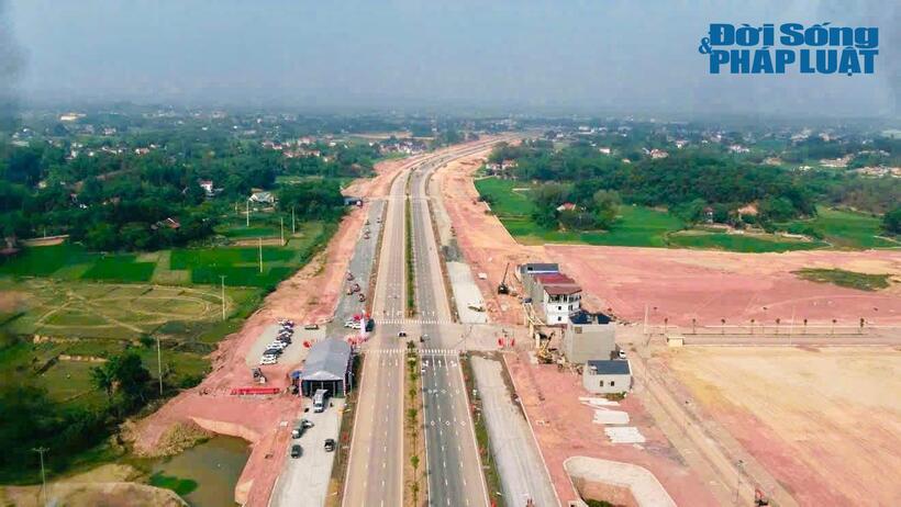 Dự án đường Vành đai 5 Vùng thủ đô Hà Nội đoạn tuyến đi qua địa bàn tỉnh Thái Nguyên có tổng chiều dài 18,11km