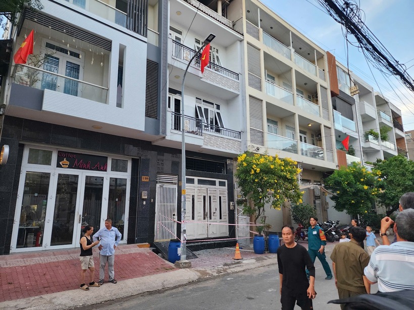 Hiện trường đang được phong tỏa để phục vụ công tác điều tra. (Ảnh: Thanh niên)