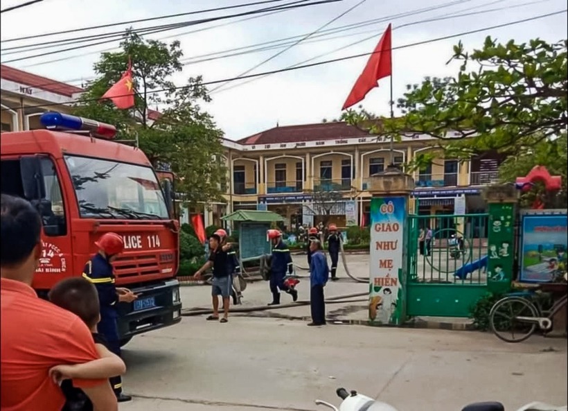 Hiện trường nơi xảy ra vụ hoả hoạn. Ảnh: VietNamNet.