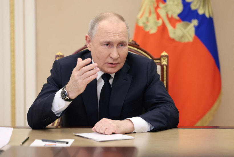 Tổng thống Nga Vladimir Putin. Ảnh: Reuters