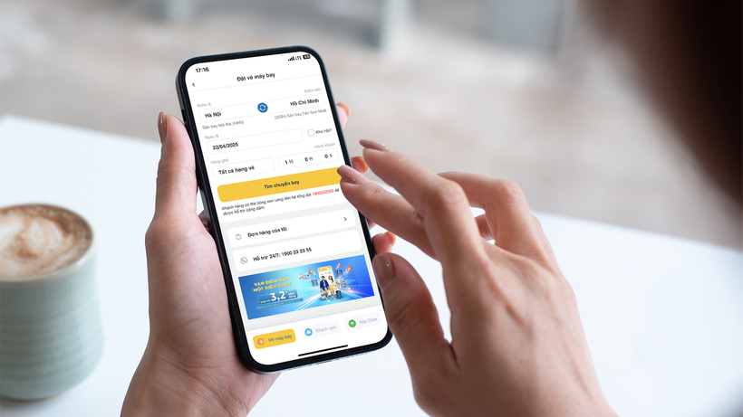 Đa dạng lựa chọn cho khách hàng khi trải nghiệm tiện ích đặt vé máy bay, đặt phòng khách sạn trên ứng dụng PVConnect