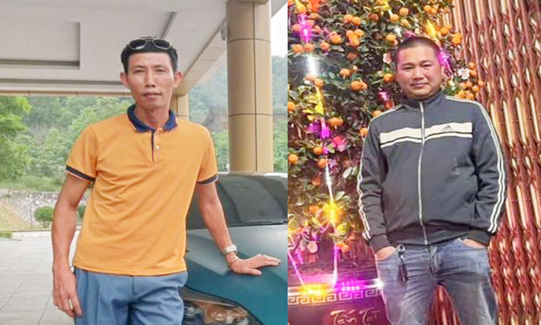 Ông Hiếu và ông Thượng mất liên lạc với gia đình ba ngày qua. Ảnh: TTO
