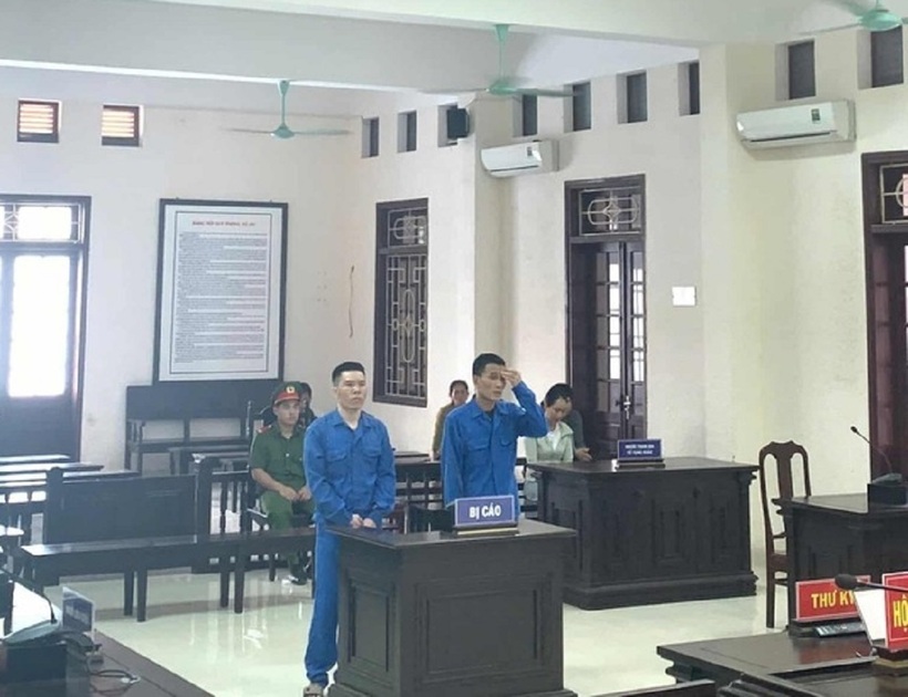Hình ảnh phiên xét xử.