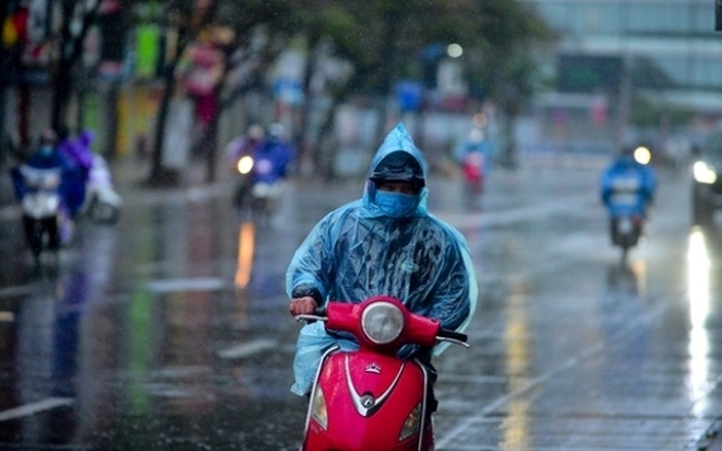 Dự báo khoảng ngày 27 đến 28/4, miền Bắc sẽ đón đợt không khí lạnh yếu. Ảnh: Người đưa tin