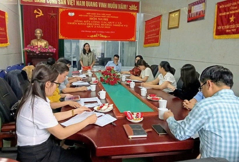 Hội Luật gia Tp.Hải Phòng gặt hái nhiều kết quả công tác trong 4 tháng đầu năm 2025.