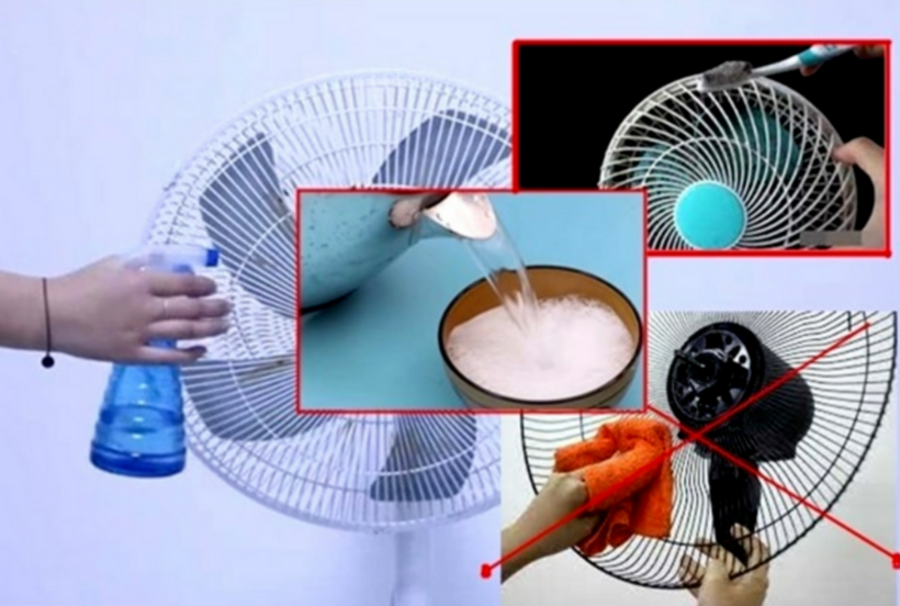 Bạn có thể làm sạch quạt dễ dàng mà không cần tháo khung. Ảnh minh họa: VTC News