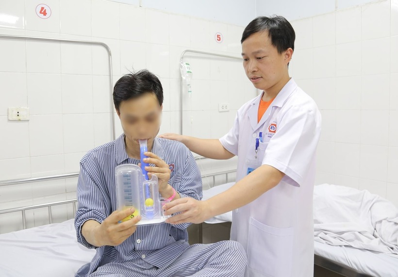 Sau ba ngày điều trị tích cực, bệnh nhân đã ổn định sức khỏe. Ảnh: BVCC.