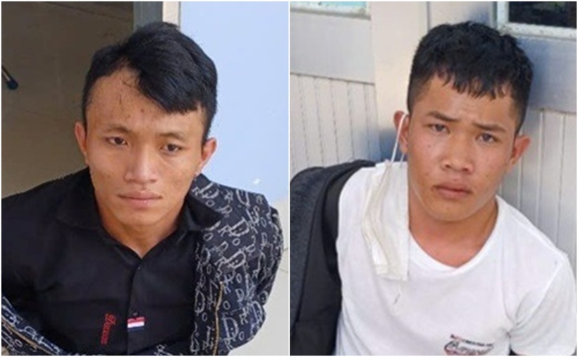 Đối tượng Võ Thành Sơn và Thái Hà Lan. (Ảnh: Báo Long An)