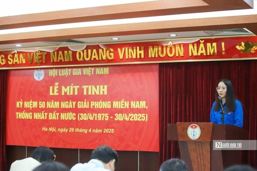 Đồng chí Ninh Hồng Vui – Bí thư Đoàn Thanh niên cơ quan Trung ương Hội Luật gia Việt Nam.