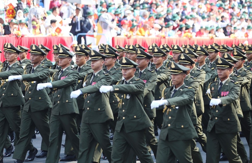 Khối Quân đội Hoàng gia Campuchia. Ảnh: Đại Biểu Nhân Dân