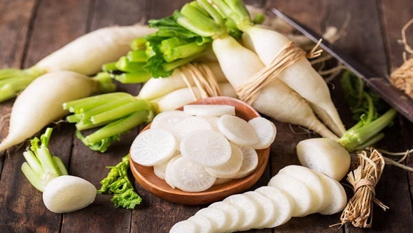 Chẳng những là nguyên liệu quen thuộc trong căn bếp, củ cải còn là một kho tàng dinh dưỡng đáng chú ý. Ảnh minh hoạ.