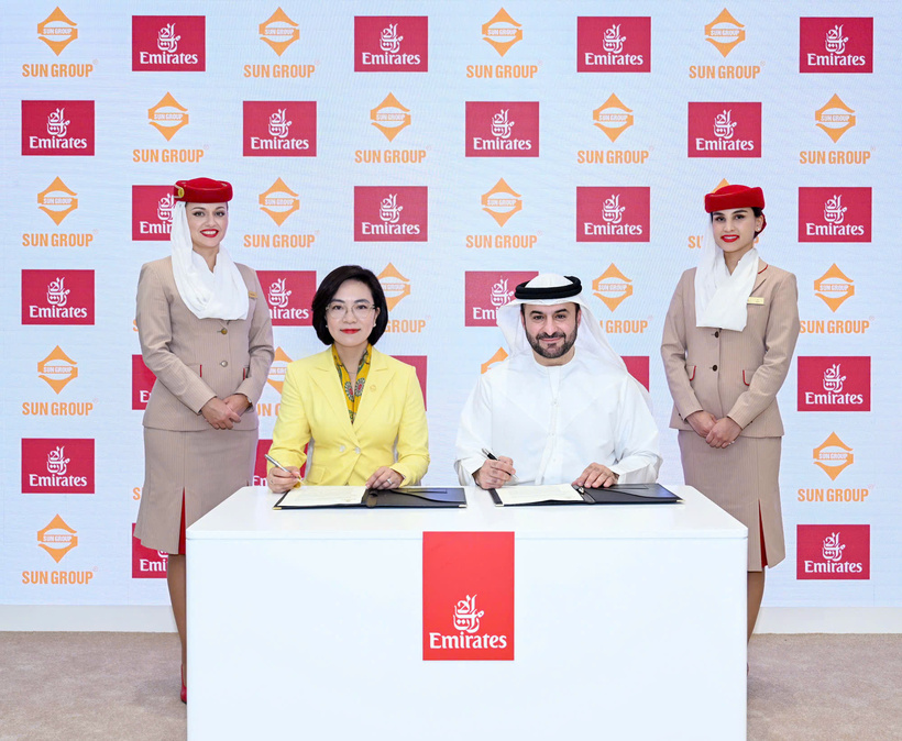 Sun Group ký hợp tác chiến lược với Emirates chiều 30/4/2025