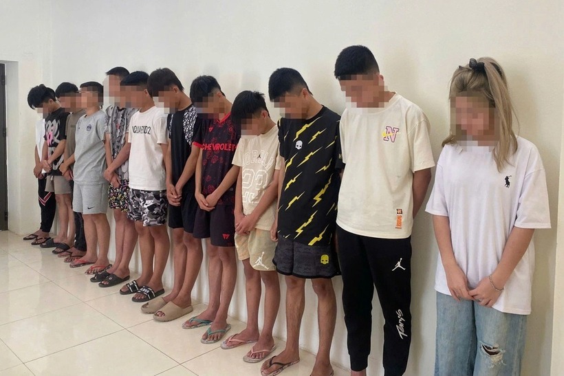 Các đối tượng bị triệu tập (Ảnh: Công an tỉnh Thanh Hóa).