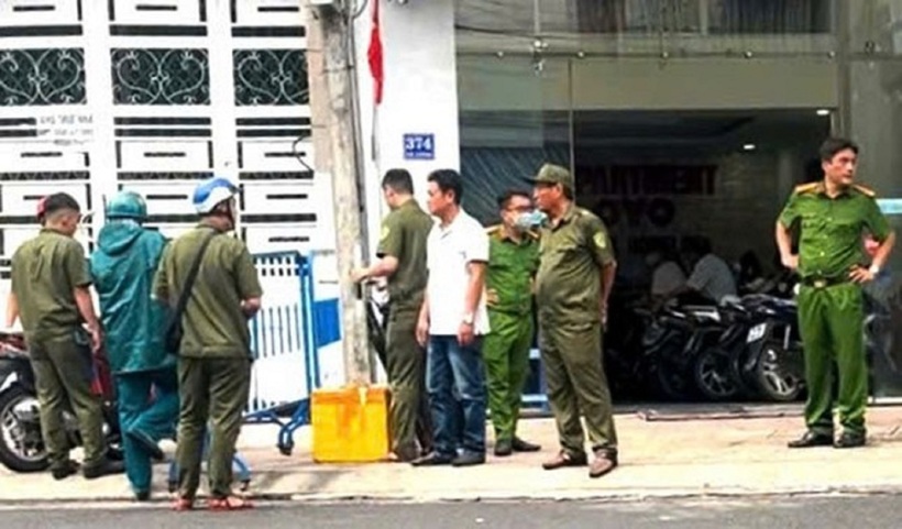 Lực lượng chức năng tại hiện trường vụ việc. Ảnh: Tiền Phong