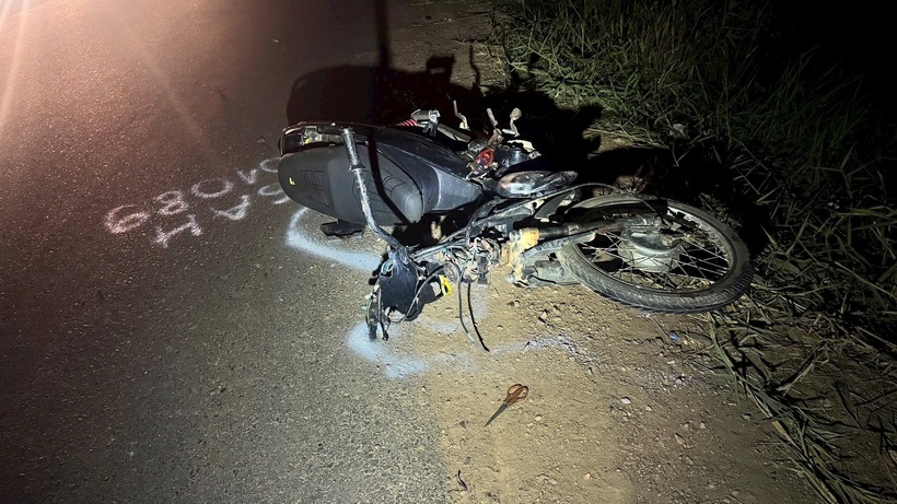 Vụ tai nạn khiến một người đàn ông tử vong. Ảnh: Báo Bình Thuận