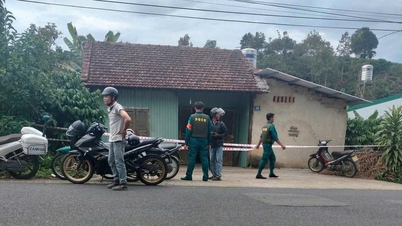 Căn nhà nơi xảy ra sự việc. Ảnh: Báo Lâm Đồng