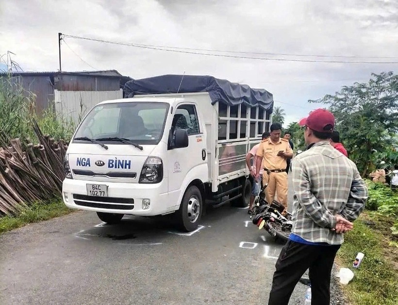 Hiện trường vụ tai nạn. Ảnh: Vietnamnet