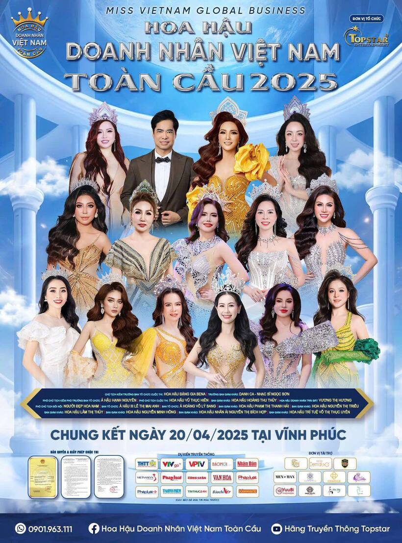 Hoa hậu Thương Hiệu Việt Nam đảm nhận vai trò Ban giám khảo cuộc thi Miss Vietnam Global Business 2025 - 2