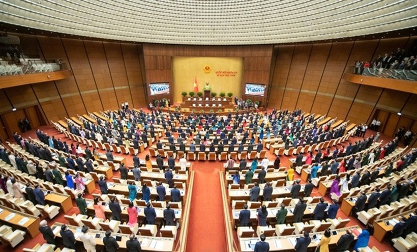 Quang cảnh phiên khai mạc Kỳ họp thứ 9, Quốc hội khóa XV (Ảnh: Media Quốc hội).