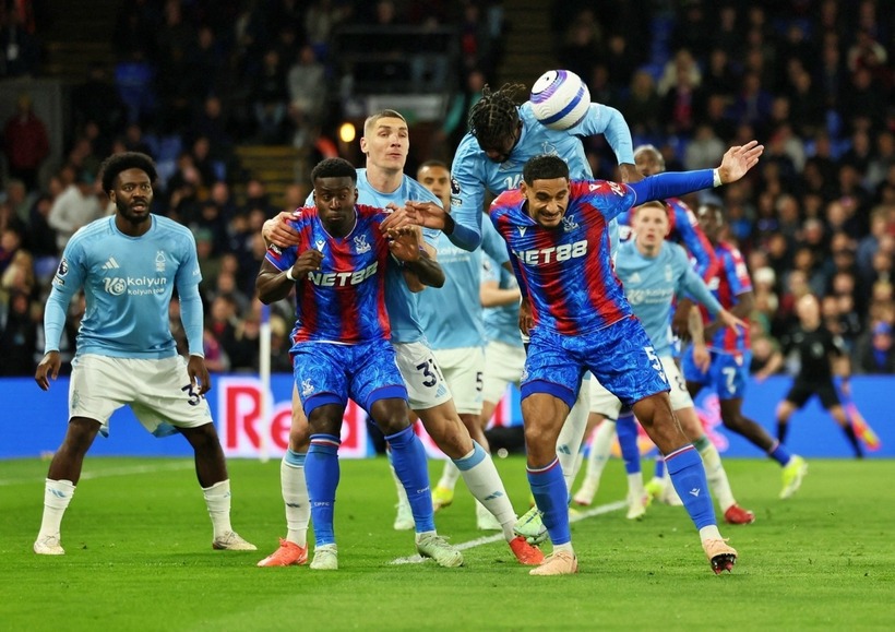 Kết quả bóng đá hôm nay ngày 6/5: Nottingham hòa tiếc nuối trước Crystal Palace.