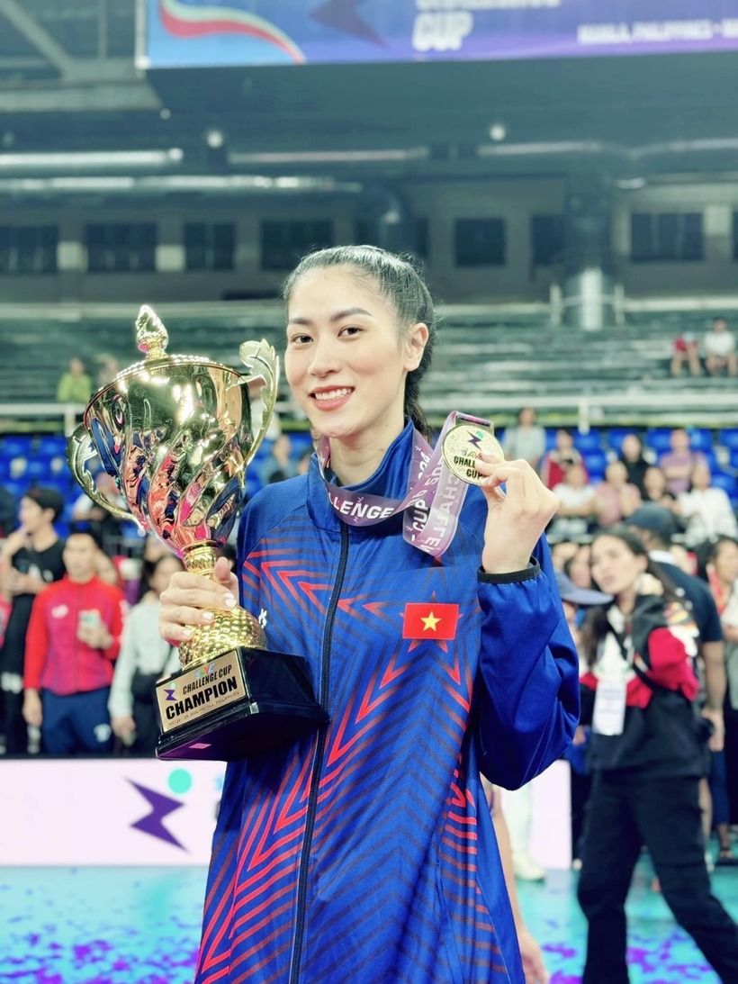 AVC Challenge Cup 2023 là giải đấu hay nhất của Kiều Trinh kể từ khi khoác áo đội tuyển quốc gia. Đối chuyền người Quảng Bình góp công lớn vào chức vô địch của tuyển nữ Việt Nam khi ghi 59 điểm, chỉ đứng sau tay đập Thanh Thúy (78 điểm).