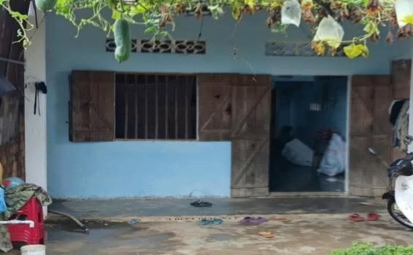 Hiện thi thể ông H. đã được đưa về nhà để lo hậu sự. (Ảnh: Công lý)