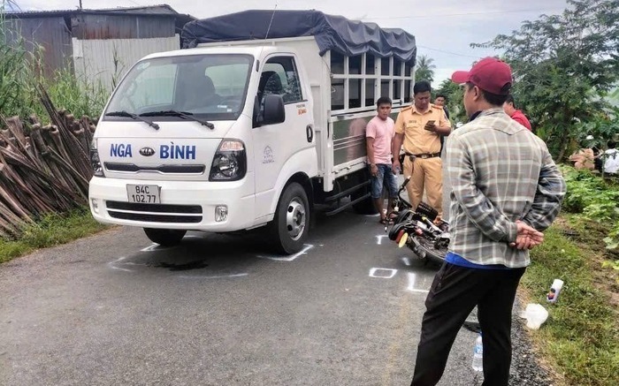 Hiện trường vụ tai nạn. Ảnh: Phụ nữ Việt Nam