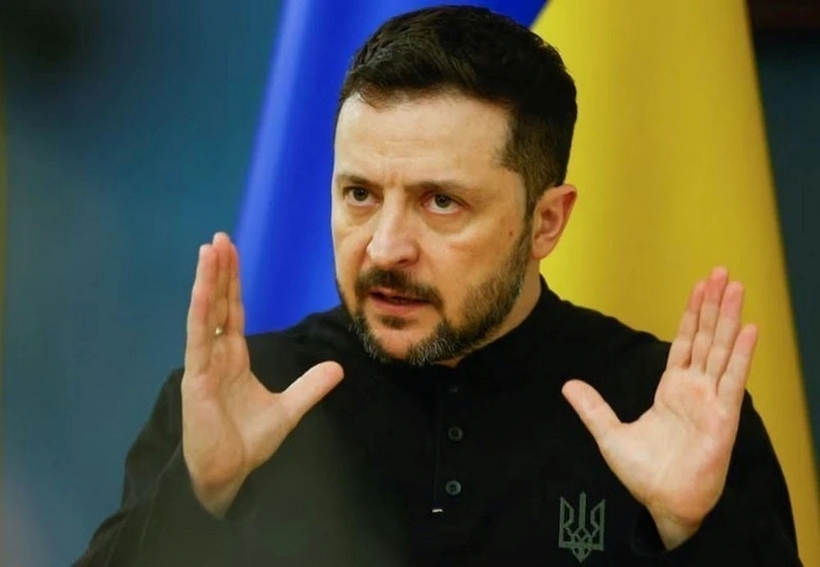 Tổng thống Ukraine Volodymyr Zelensky. Ảnh: Reuters